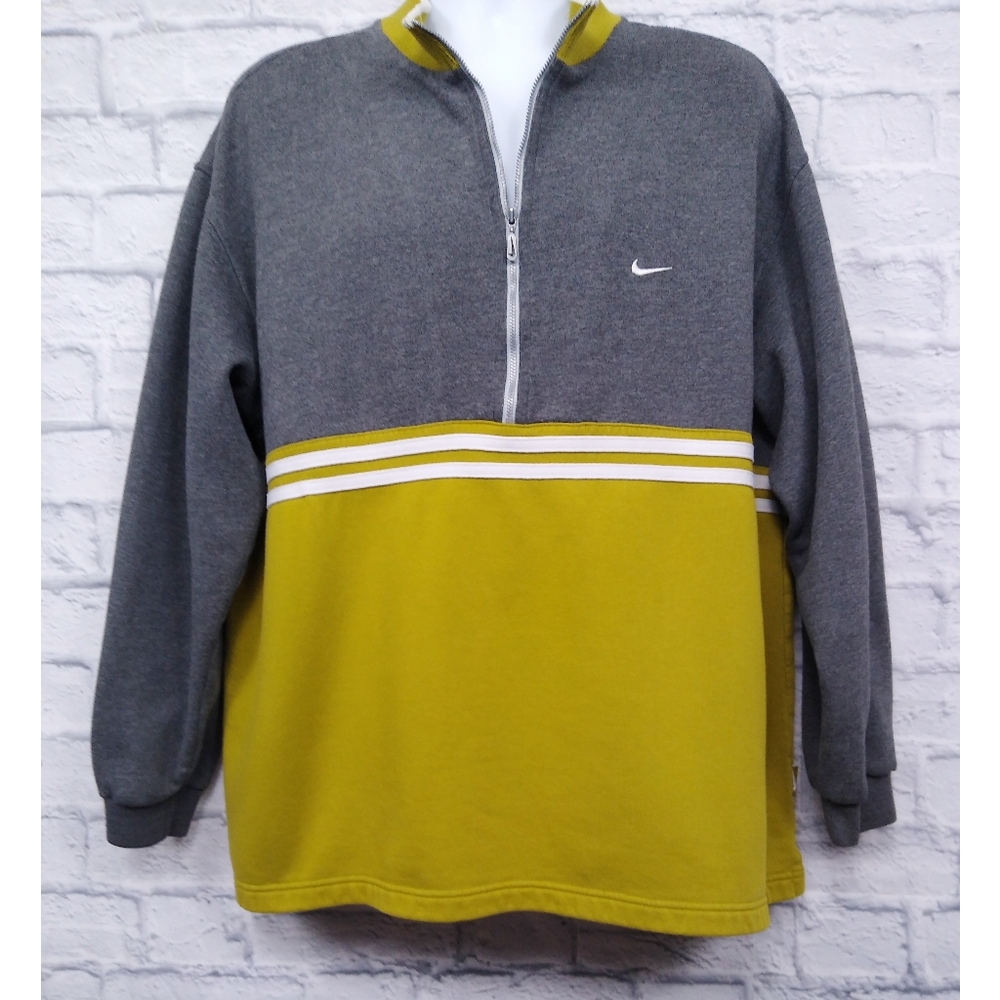 Vintage 90's Y2K Nike 1/4 Zip Sweatshirt XXL